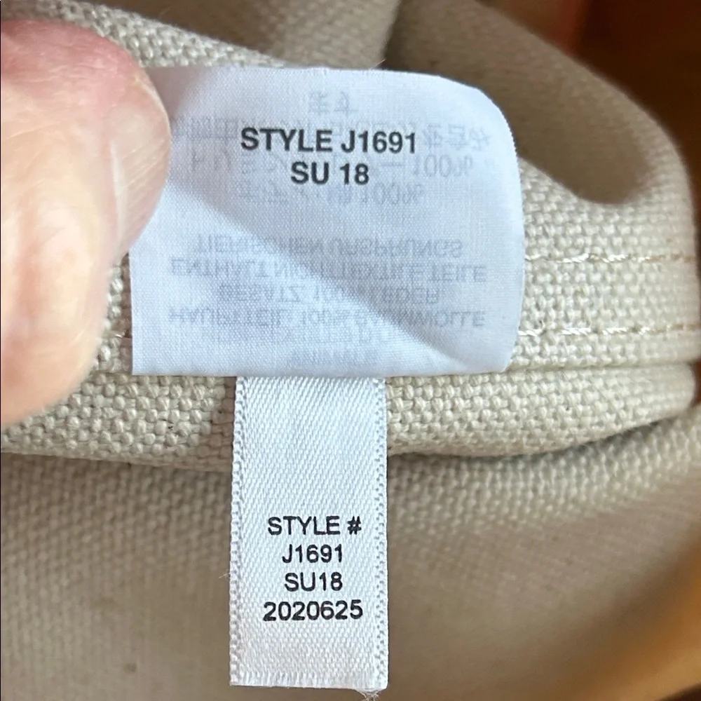 Madewell Somerset Stripe Canvas & Leather Backpack